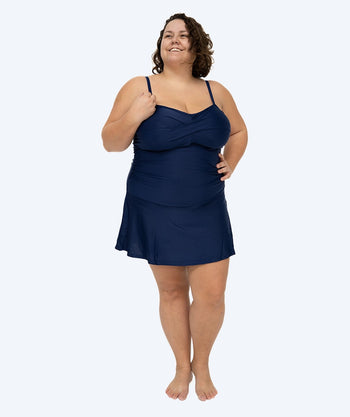 Watery Badeanzug mit Rock für Damen - Lana - Donkerblau