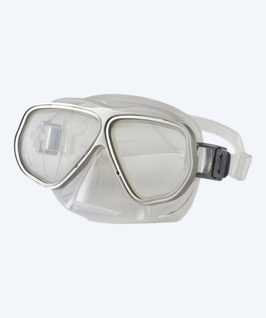 Primotec Tauchmaske mit Sehstärke - M100 Vista (+1.0 – +4.0) - Silber