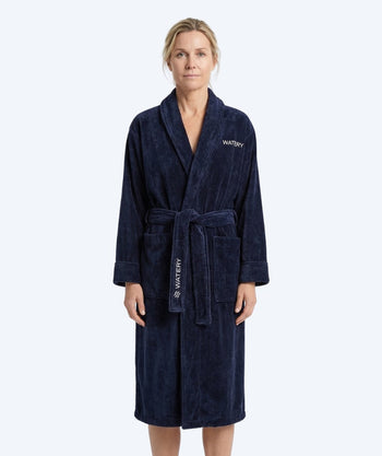 Watery Bademantel für Frauen - Mariana - Marineblau