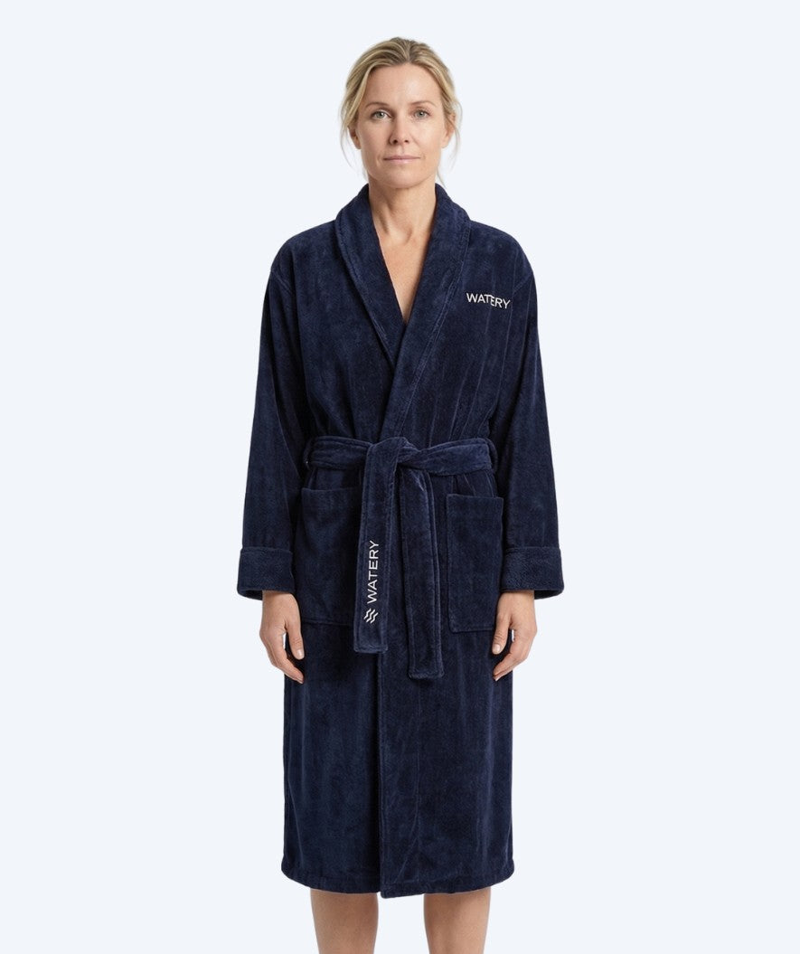 Watery Bademantel für Frauen - Mariana - Marineblau