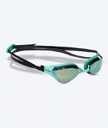 Watery Elite Schwimmbrillen - Rattle Pro Mirror - Grün/grün