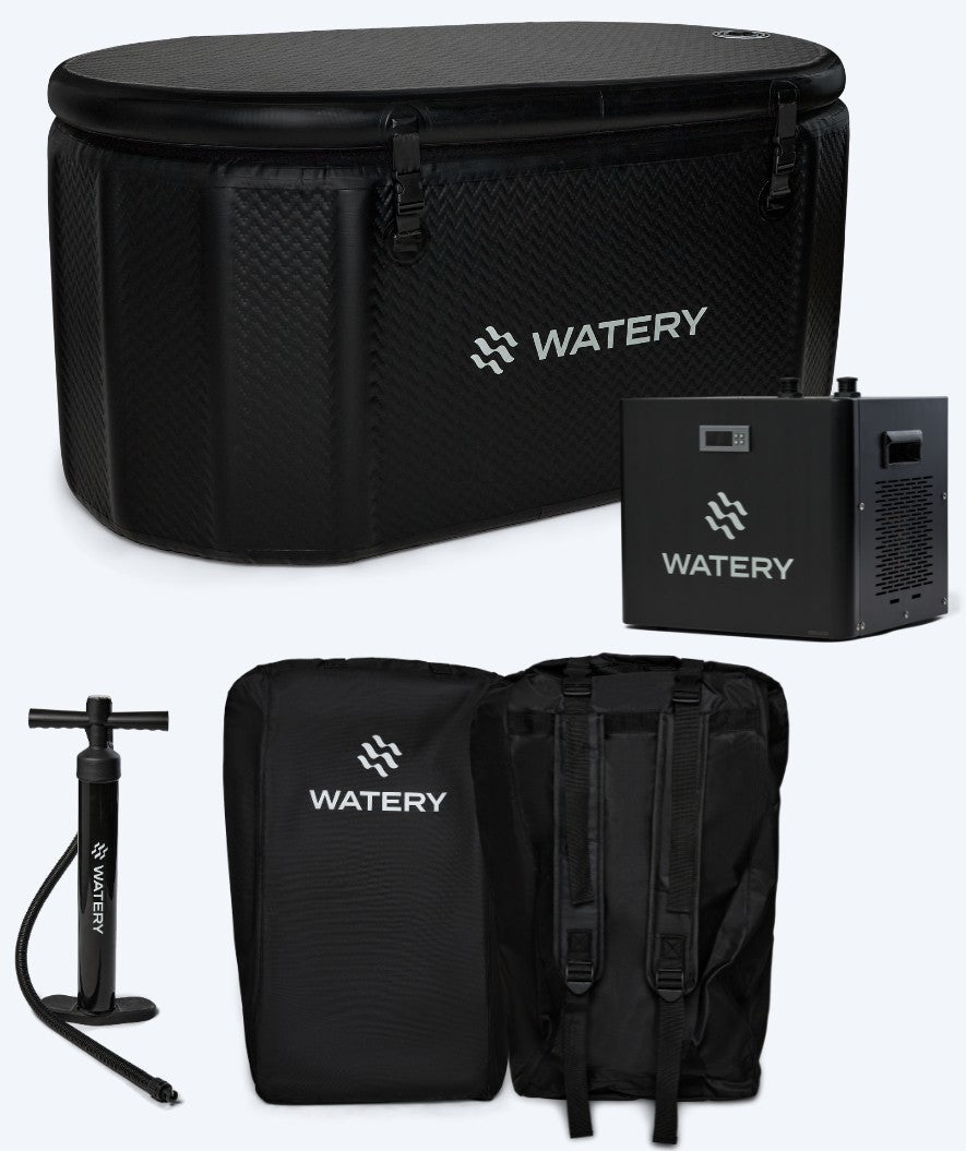 Paketangebot: Watery Master aufblasbare Eiswanne mit Kühlsystem