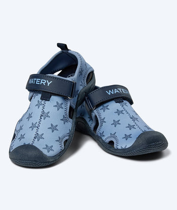 Watery Schwimmschuhe für Kinder - Pontoon - Dunkelblau/schwarz