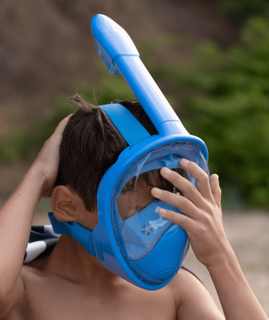 Watery Vollgesichtstauchmaske für Kinder - Oxygen - Schwarz