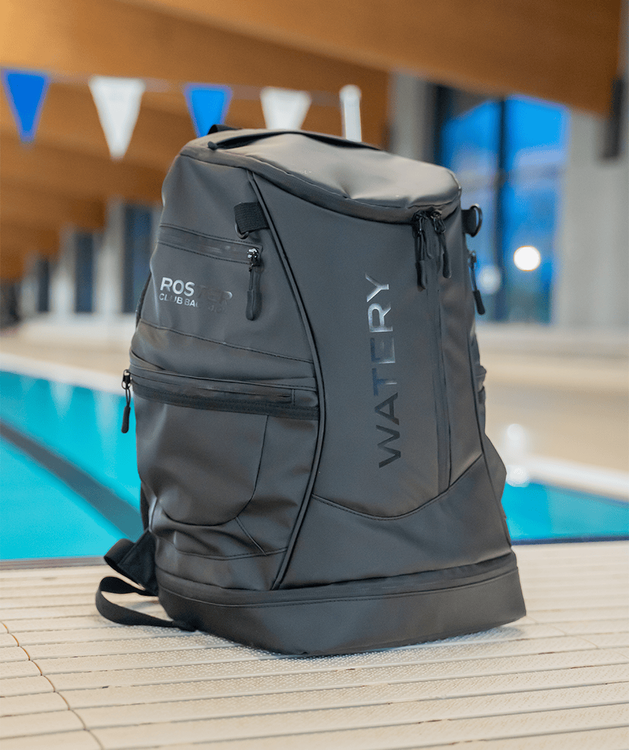 Watery Schwimmrucksack - Roster Club 40L - Schwarz