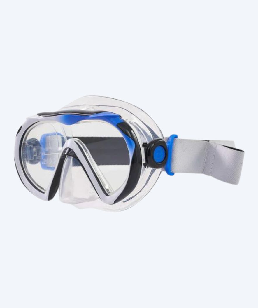 Aqualung Tauchmaske für Erwachsene - Compass - Weiß/Blau