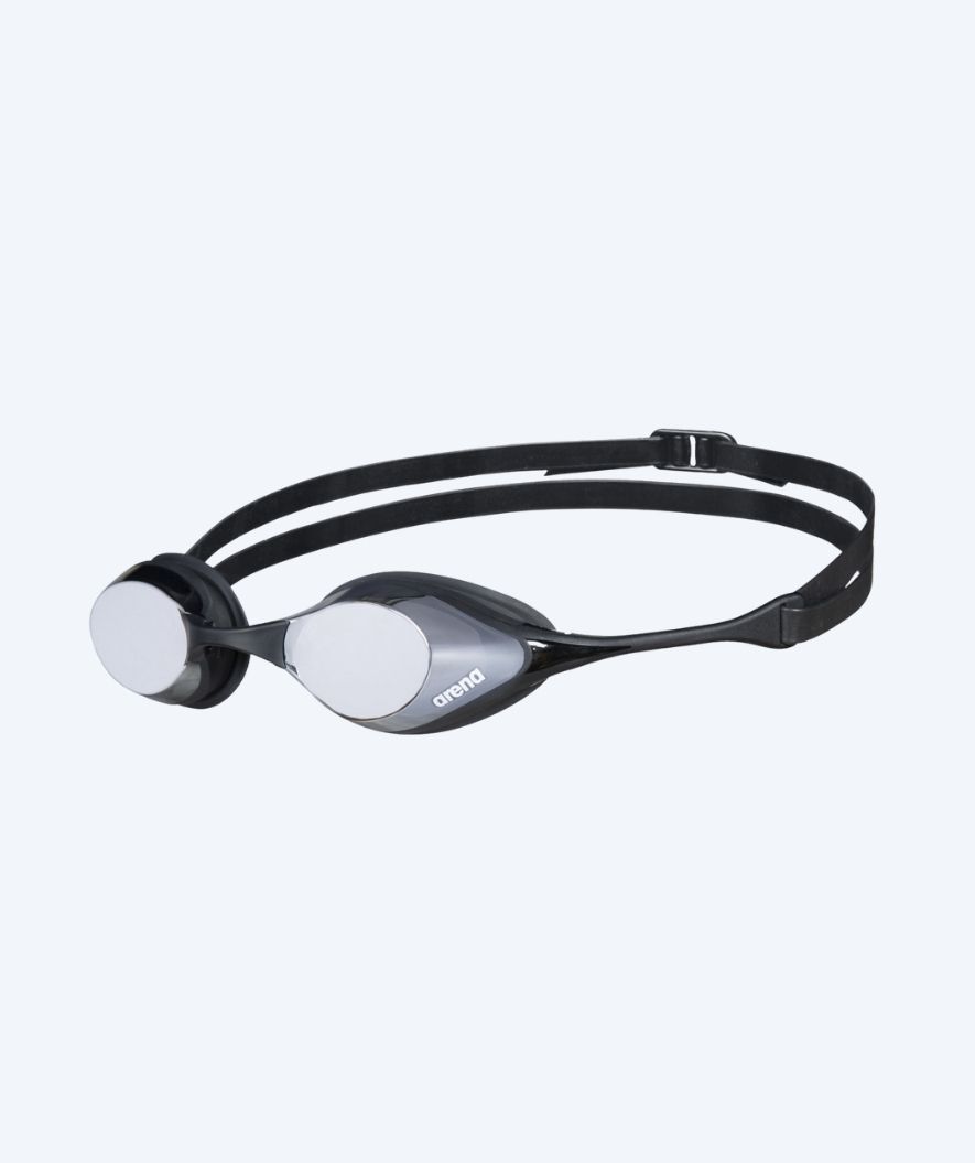 Arena Schwimmbrille - Cobra SWIPE Mirror - Schwarz/Silber