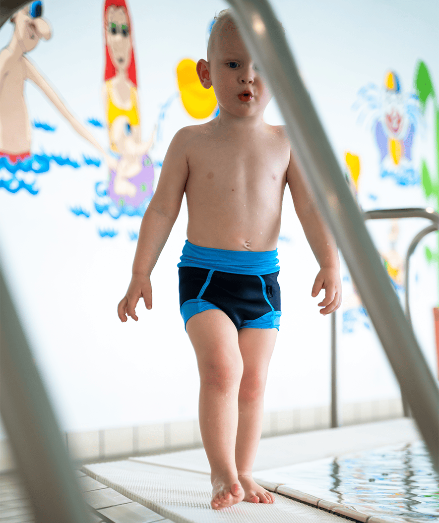 Watery Schwimmwindelhosen für Kinder - Neoprene Swim Nappy - Atlantic Blue