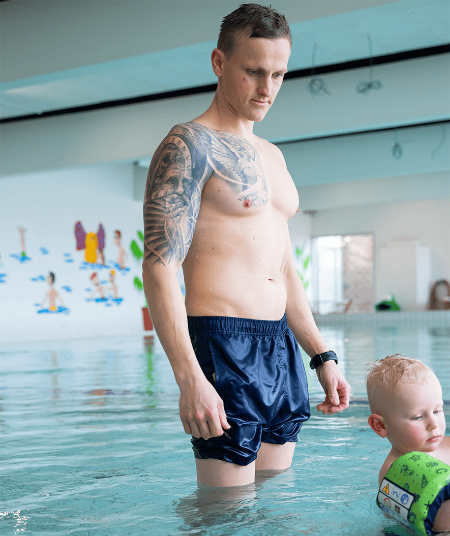 Watery Badeshorts für Herren - Waverly - Donkerblau