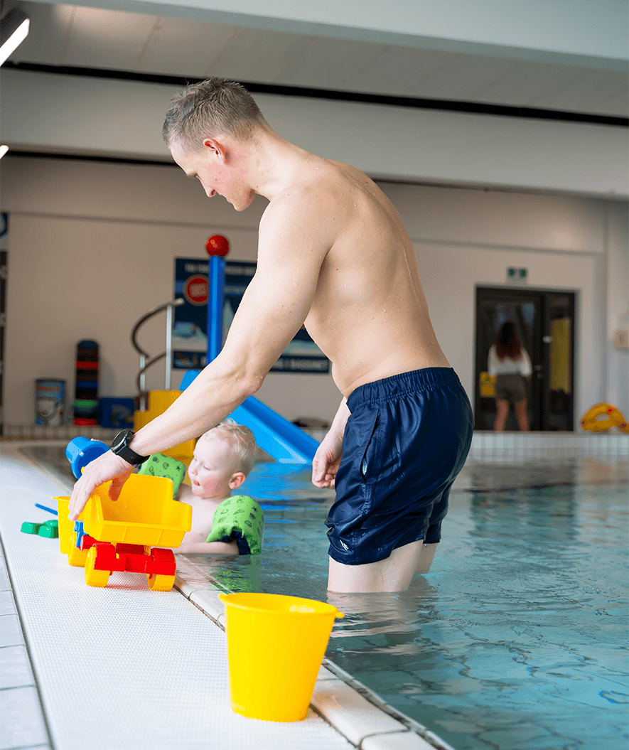 Watery Badeshorts für Herren - Waverly - Donkerblau