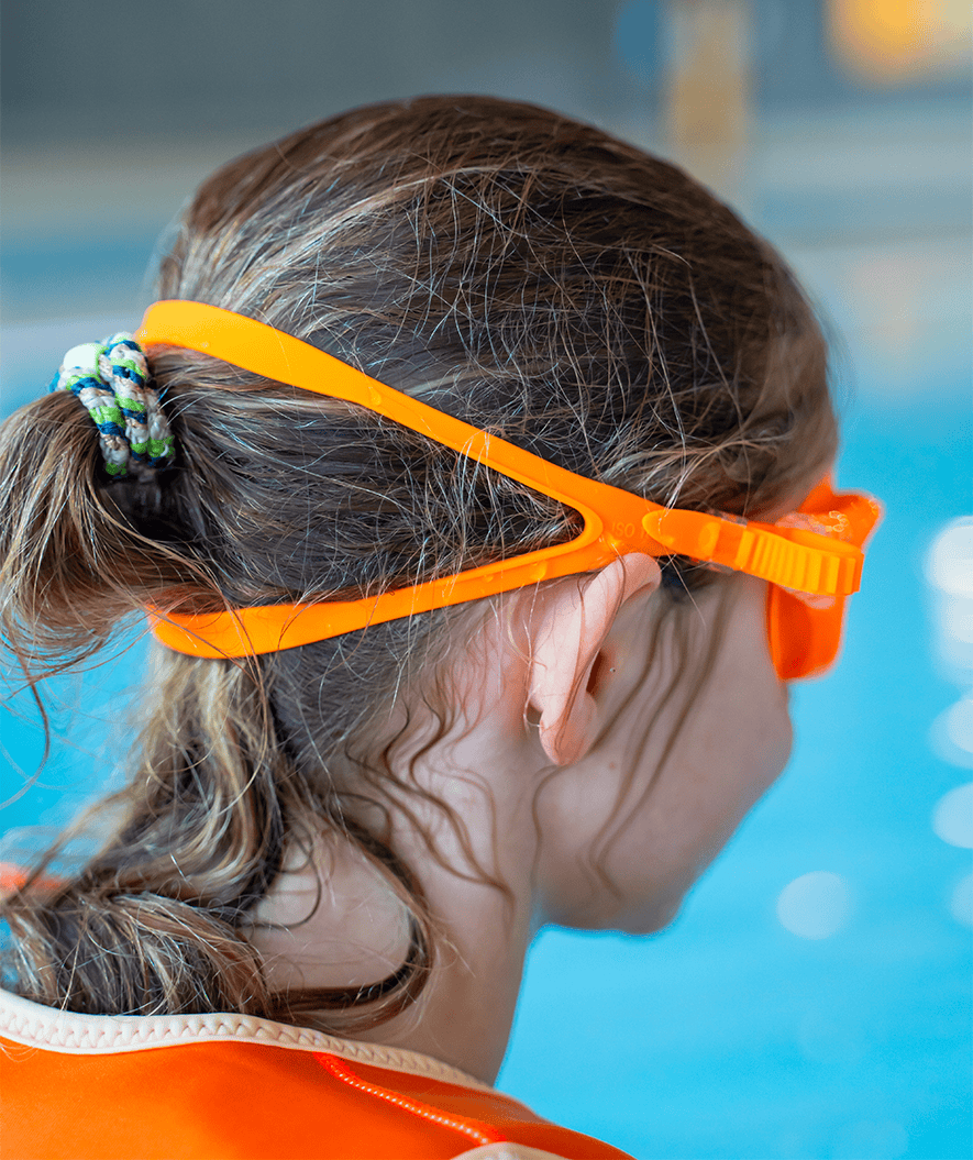 Watery Schwimmbrille für Kinder - Mantis 2.0 - Atlantic Blau/klar