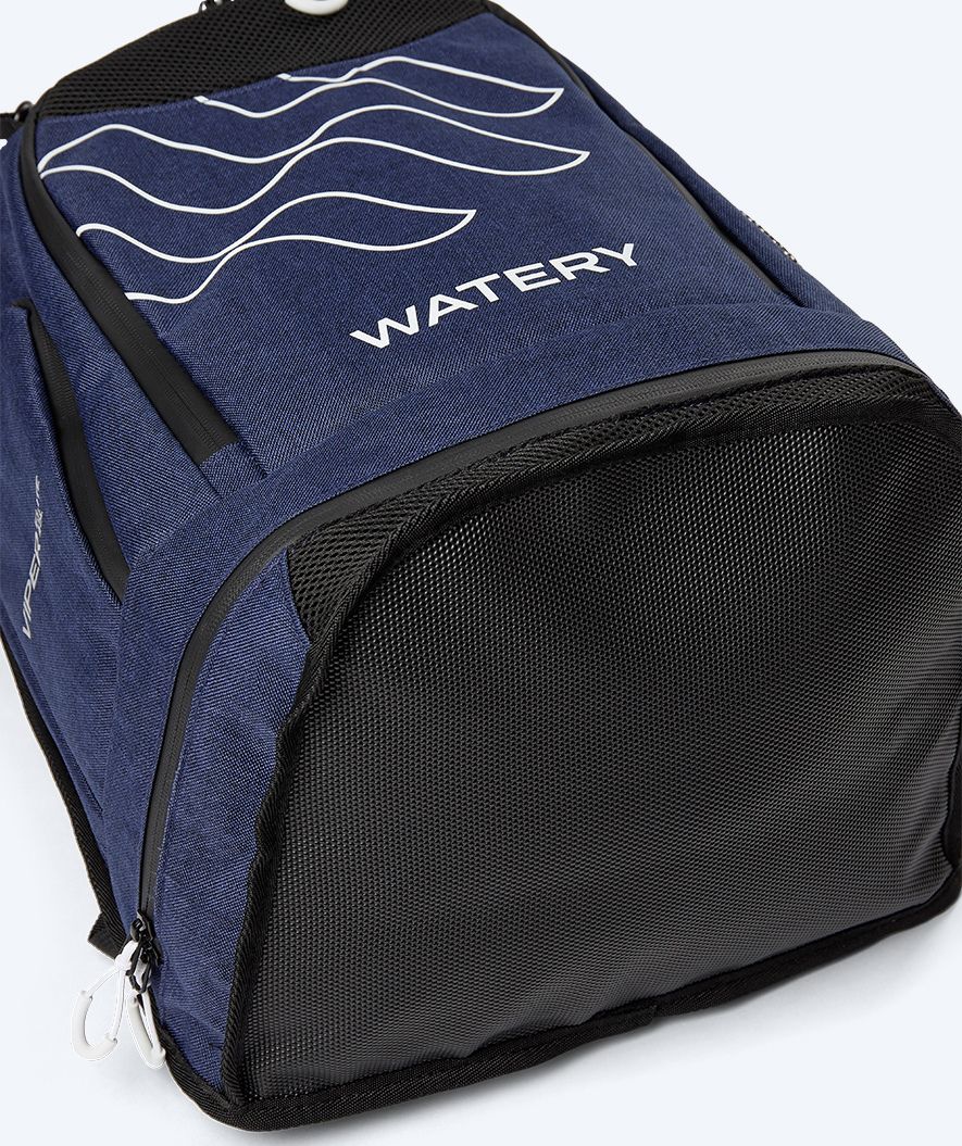 Watery Schwimmrucksack - Viper Elite 45L - Donkerblau/Weiß