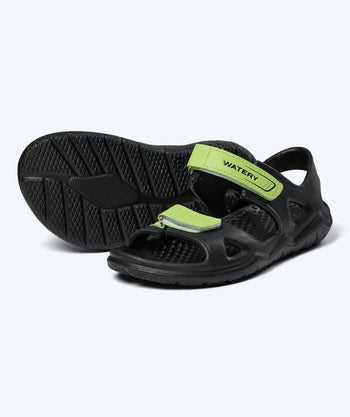 Watery Badeschuhe für Kinder - Ozana - Schwarz/Grün