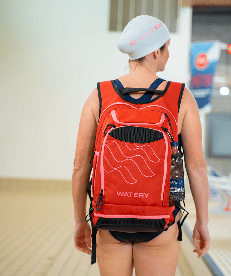 Watery Schwimmrucksack - Viper Elite 45L - Donkerblau/Weiß