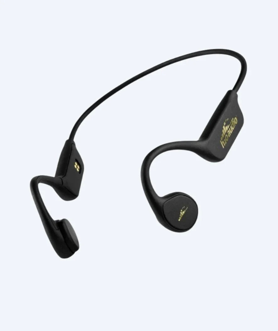 H2OAudio wasserdichte Kopfhörer - Tri Mehrfarbig-Sport m. BT und MP3 - Schwarz