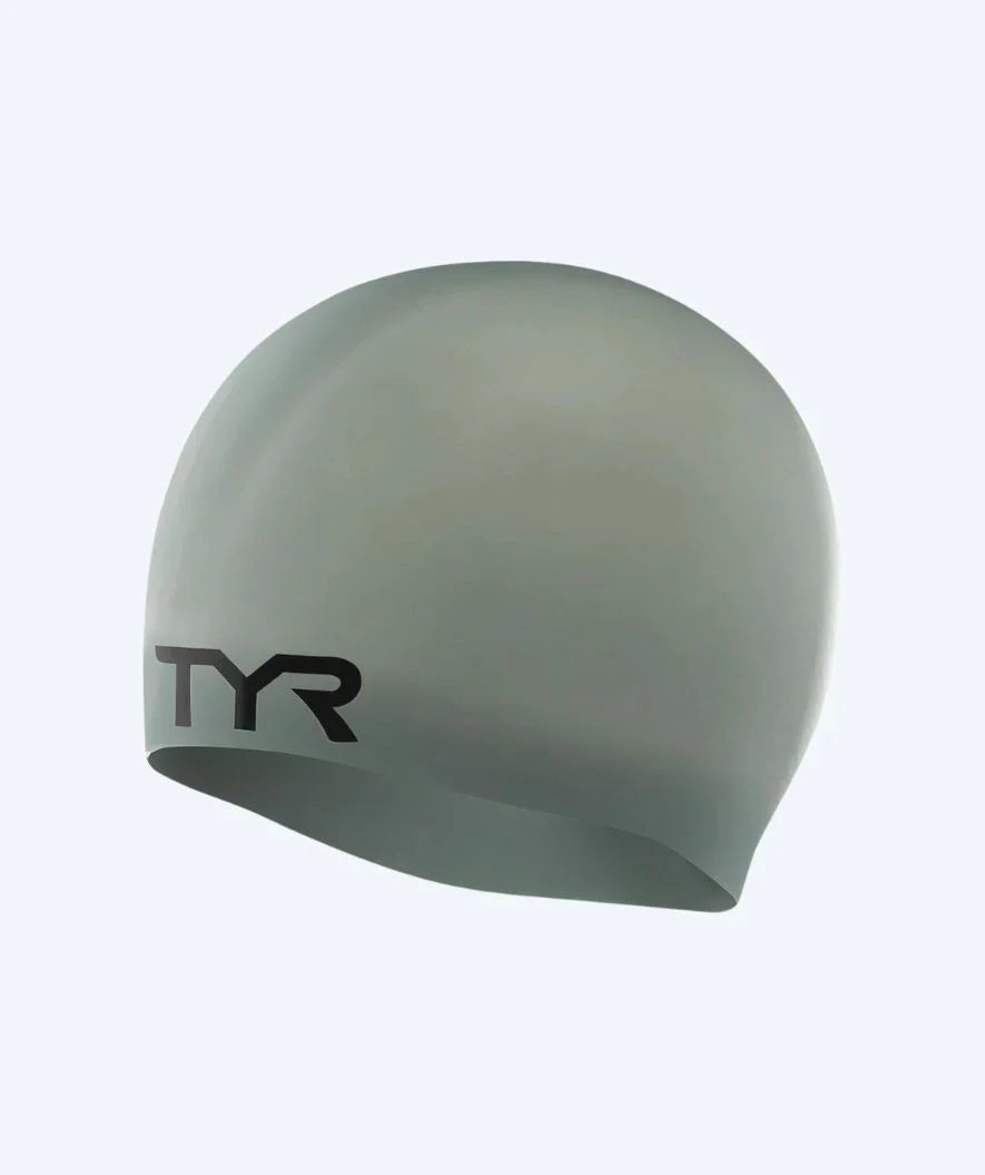 TYR Badekappe - Silicone - Dunkelgrau