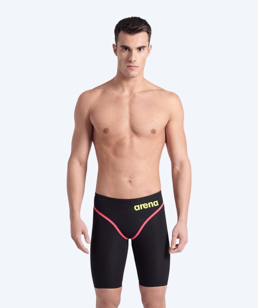Arena Wettkampf Badehose für Herren - Carbon Core FX - Schwarz/Rot (Limited 2026)