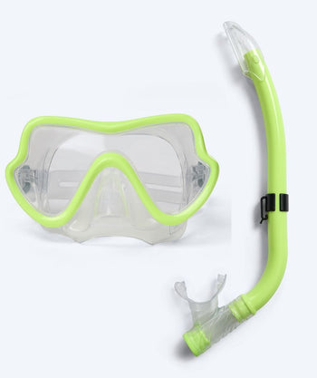 Watery Combo Schnorchelset für Junioren (8-15) - Trigger - Gelb