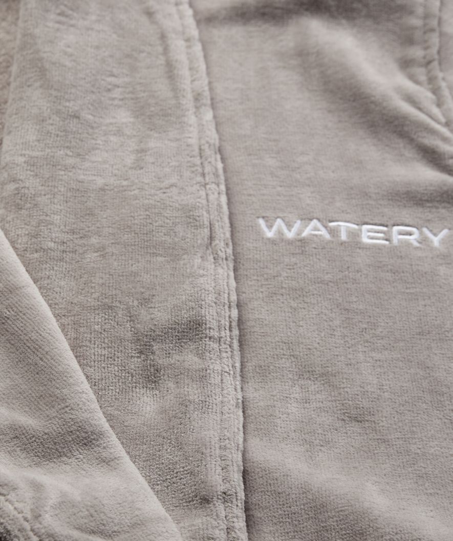 Watery Bademantel für Herren - Mariana - Grau