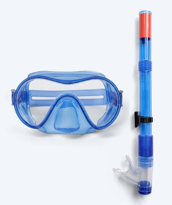 Watery Combo Schnorchelset für Junioren (8-15) - Jubal - Blau