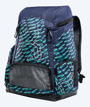 TYR Schwimmrucksack - Alliance Team 45L - Schwarz/grün