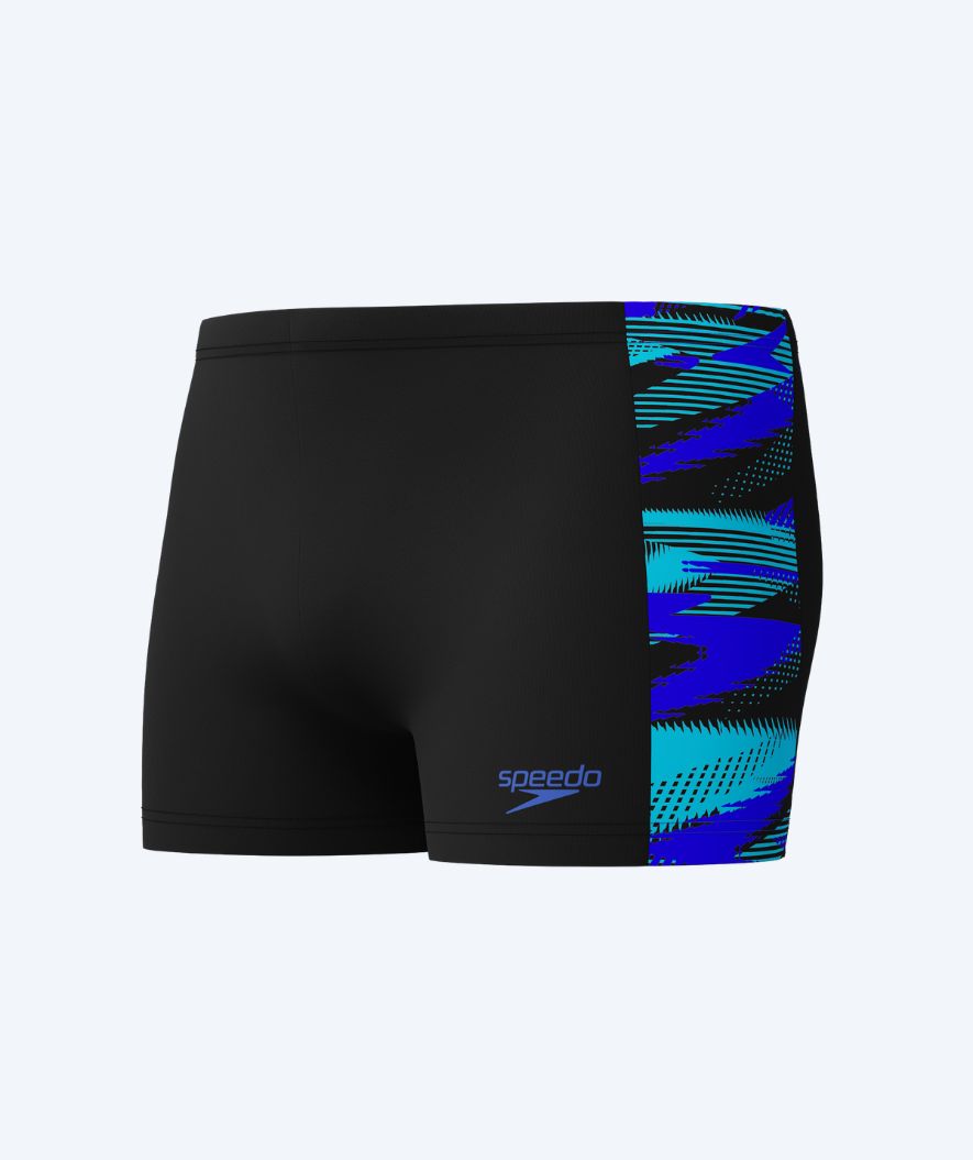 Speedo Aquashorts für Herren - Hyperboom Panel - Schwarz/Blau