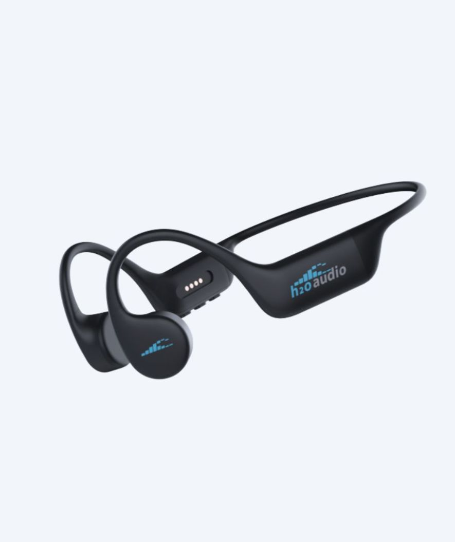 H2OAudio wasserdichte Kopfhörer - Tri 2 Multi-Sport mit BT und MP3 - Schwarz