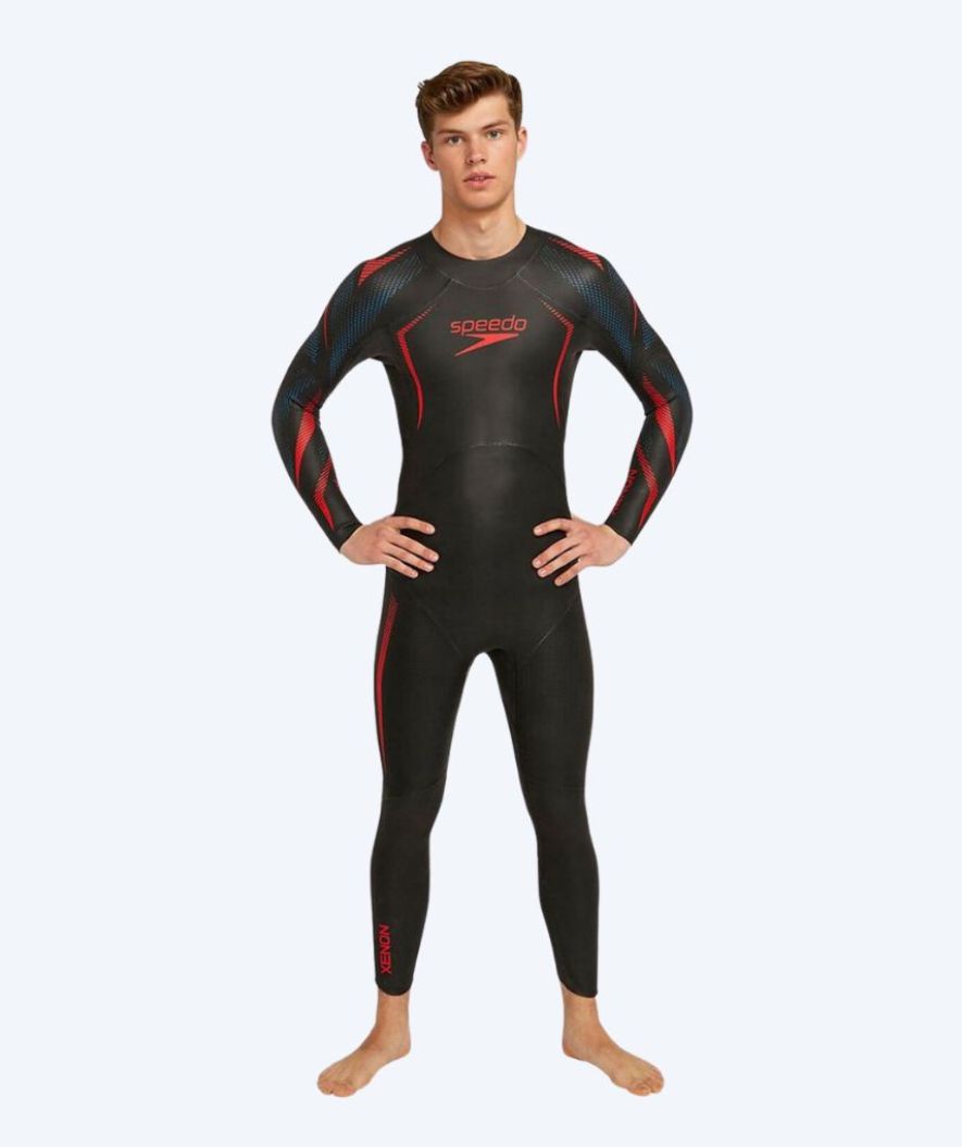 Speedo Neoprenanzug für Herren - Xenon - Schwarz/Rot