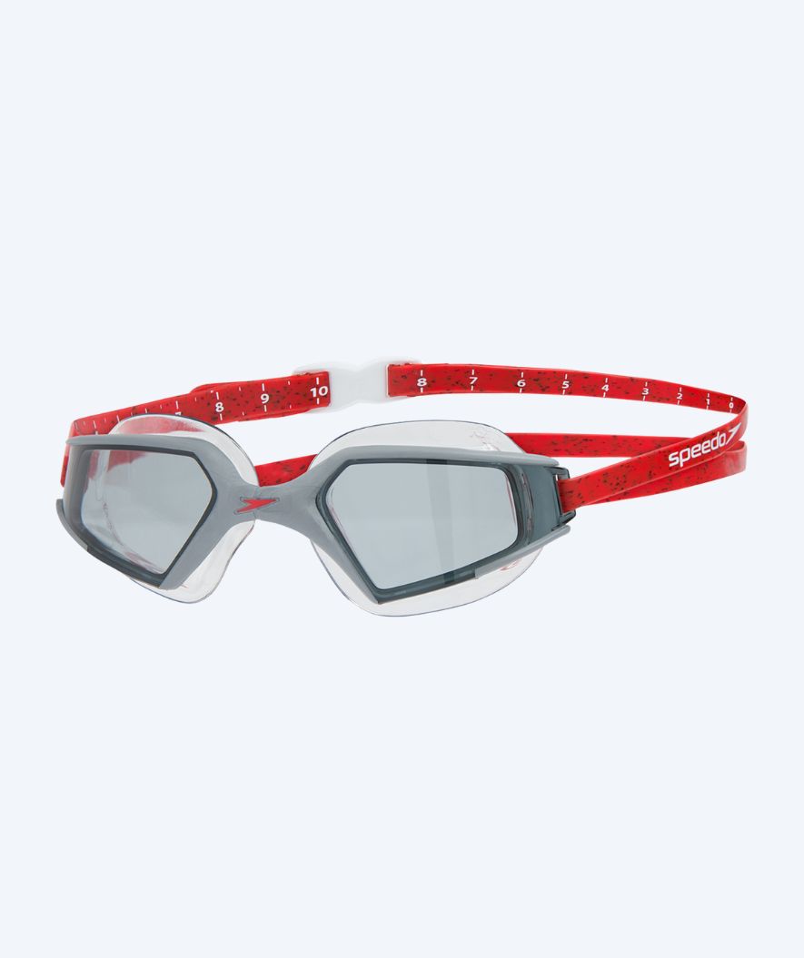 Speedo Freiwasser Schwimmbrille - AquaPulse Max 2 - Schwarz/Rot