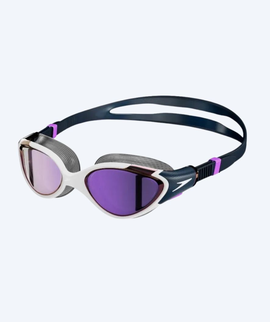 Speedo Schwimmbrille für Damen - Biofuse 2.0 Mirror - Donkerblau/Lila