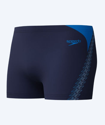 Speedo Aquashorts für Herren - Hyperboom Splice - Dunkelblau/Blau