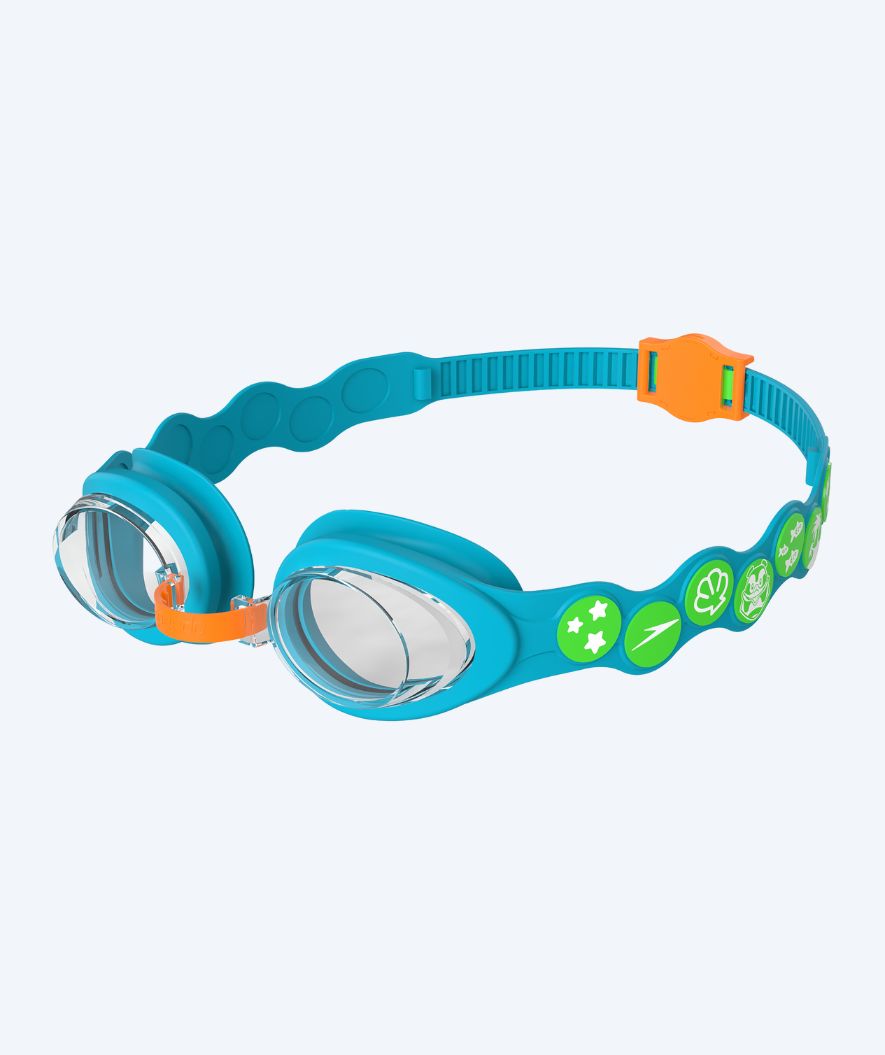 Speedo Schwimmbrille für Kinder (3-6) - Infant Spot - Blau/Grün