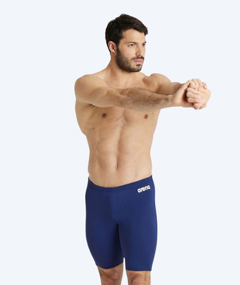 Arena lange Badehose für Herren - Team Swim Solid - Donkerblau/Weiß