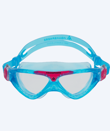Aquasphere Schwimmmaske für Junioren (6-12) - Vista - Klar/Rosa