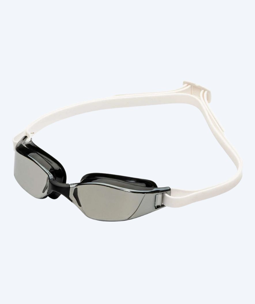 Aquasphere Wettkampf Schwimbrille - Xceed A1 - Weiß/Schwarz (Mirror Scheiben)