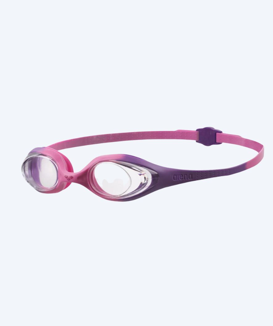 Arena Schwimmbrille für Kinder (6-12) - Spider - Hellrosa/lila
