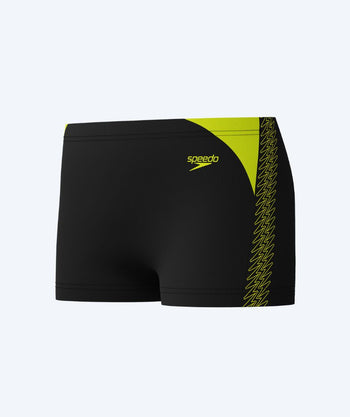 Speedo Aquashorts für Jungen - Hyperboom Splice - Schwarz/Gelb