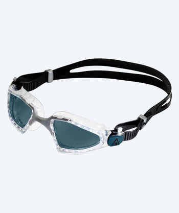 Aquasphere Schwimmbrille für Freizeitschwimmer - Kayenne Pro - Schwarz/klar (Smoke Scheiben)