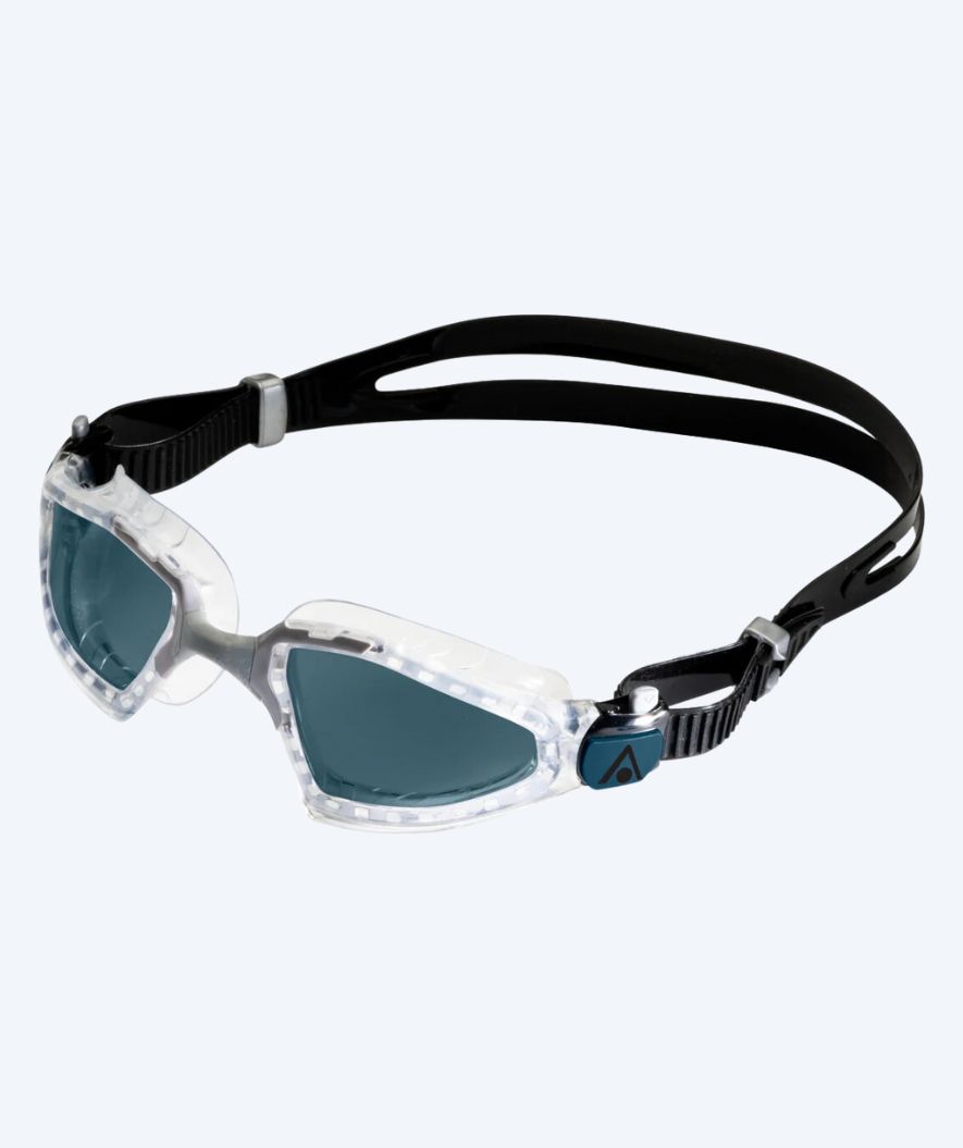 Aquasphere Schwimmbrille für Freizeitschwimmer - Kayenne Pro - Schwarz/Klar (Smoke Scheiben)