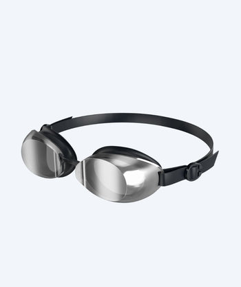 Speedo Schwimmbrille für Freizeitschwimmer - Jet 2.0 - Schwarz/silber (Mirror Scheiben)
