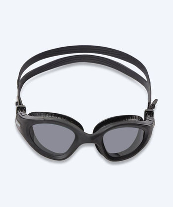 Watery Schwimmbrille für Freizeitschwimmer - Kelvin Active - Schwarz (Smoke Scheiben)