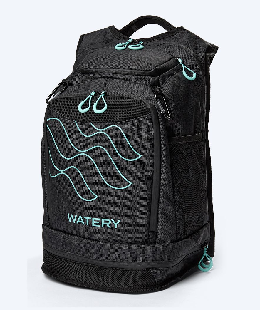 Watery Schwimmrucksack - Viper Elite 45L - Schwarz/Hellblau