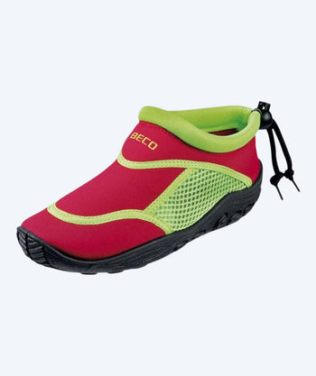 Beco Neoprenschuhe für Kinder - Rot/Grün