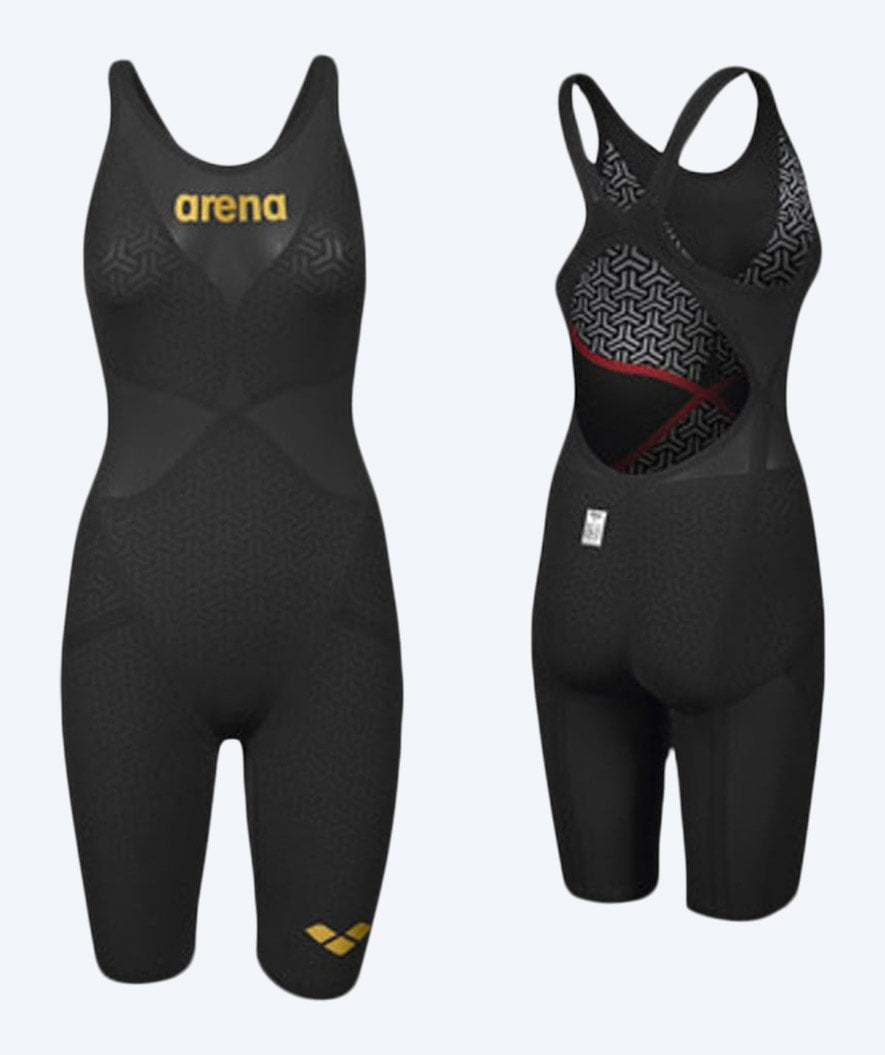 Arena Wettkampf Badeanzug für Damen - Carbon Glide - Schwarz