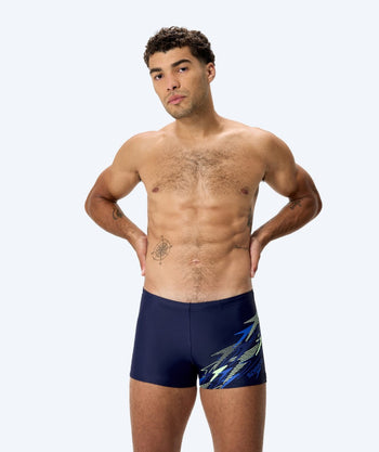 Speedo Aquashorts für Herren - Medley Logo - Dunkelblau/Grün