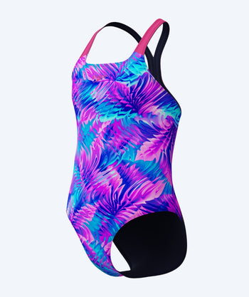 Speedo Badeanzug für Mädchen - Print Powerback - Lila/Rosa