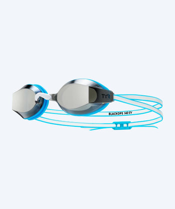 TYR Schwimmbrille für Damen - Blackops 140 EV Mirrored - Blau/weiß