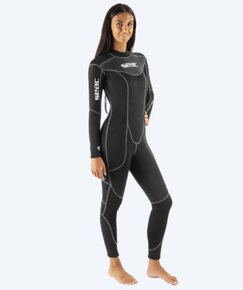 SEAC Neoprenanzug für Damen - Sense (3mm) - Schwarz/grau