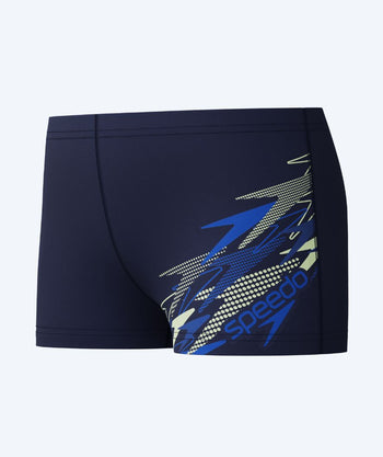 Speedo Aquashorts für Jungen - Medley Logo - Dunkelblau/blau