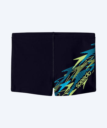 Speedo Aquashorts für Jungen - Medley Logo - Schwarz/grün